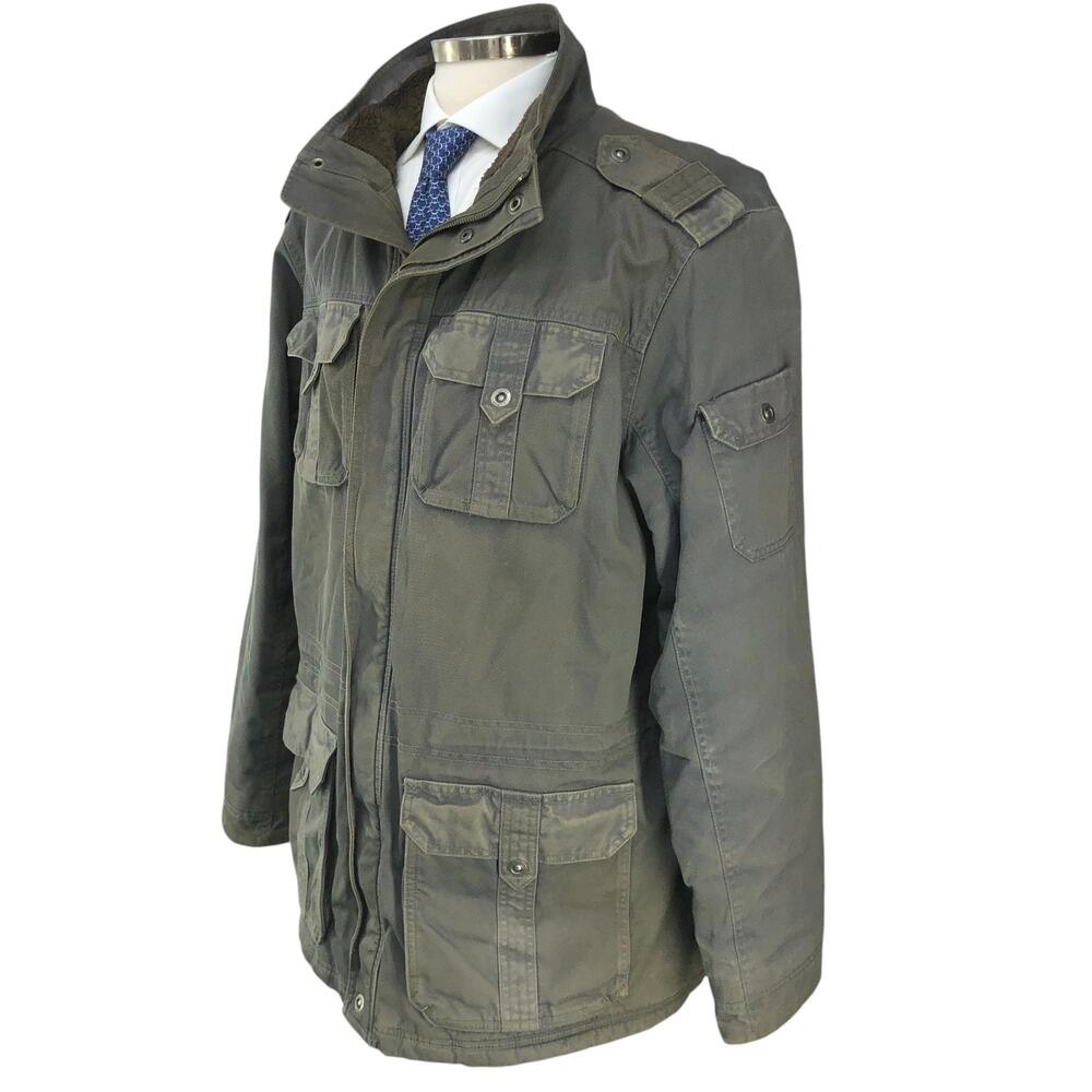 Ll Bean Men Size Xl Jacket Sherpa Lined Field Cho… - image 6